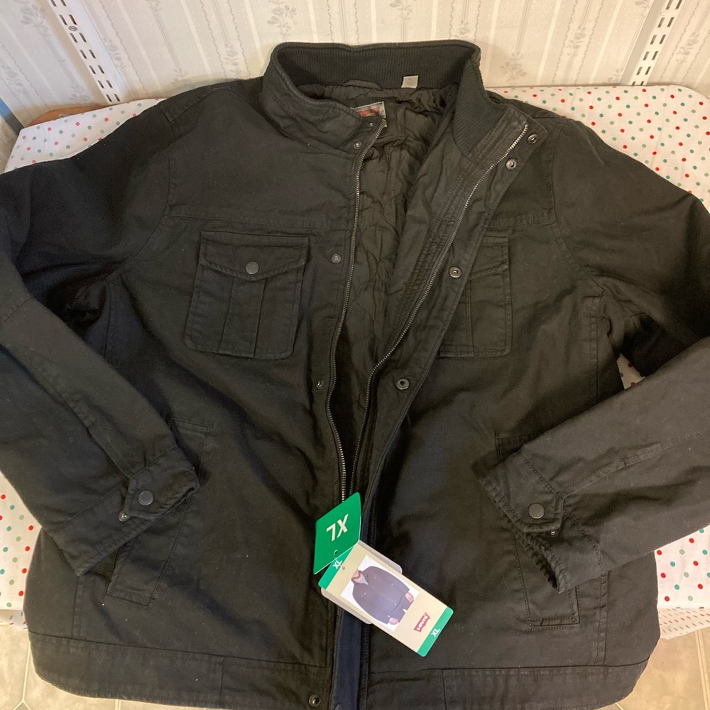 COPY - NIWT Levi Strauss Men’s Cotton Twill Black Jacket